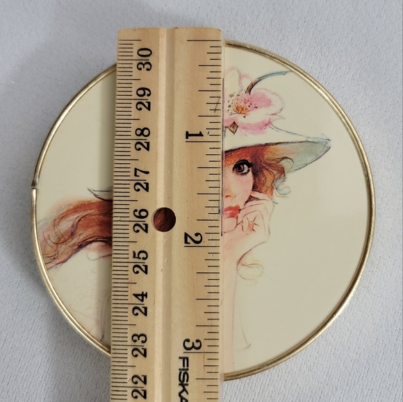 Vtg Fair-Lady Stow-A-Way Make Up Mirror - Japan - Picture 12 of 16